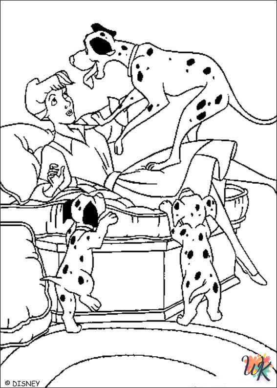 Dibujos para Colorear 101 Dalmatians 20