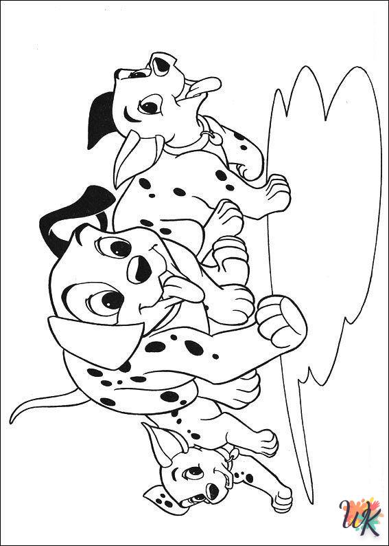 Dibujos para Colorear 101 Dalmatians 56