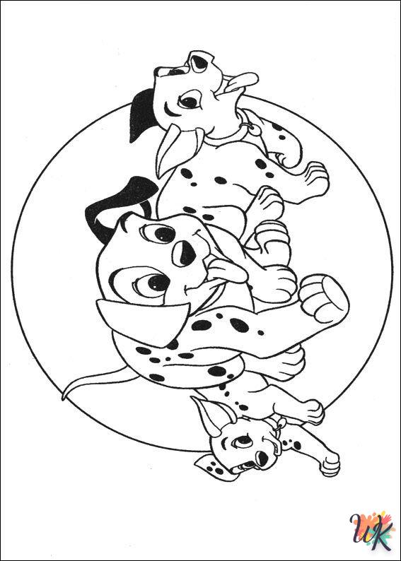 Dibujos para Colorear 101 Dalmatians 63