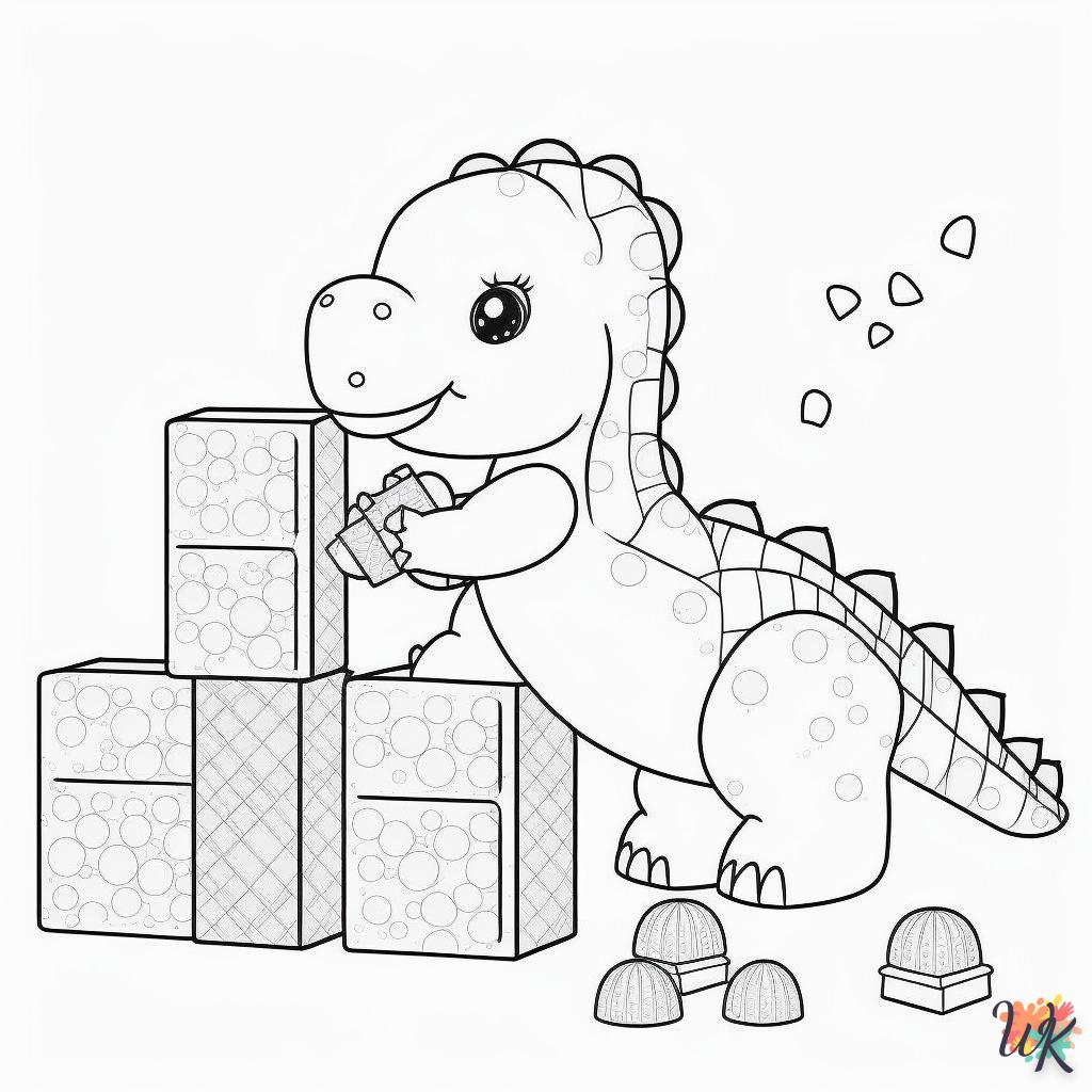 Dibujos para Colorear Dinosaurio 141