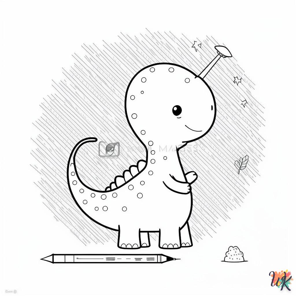 Dibujos para Colorear Dinosaurio 150