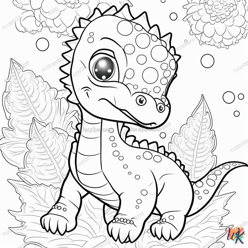 Dibujos para Colorear Dinosaurio 180