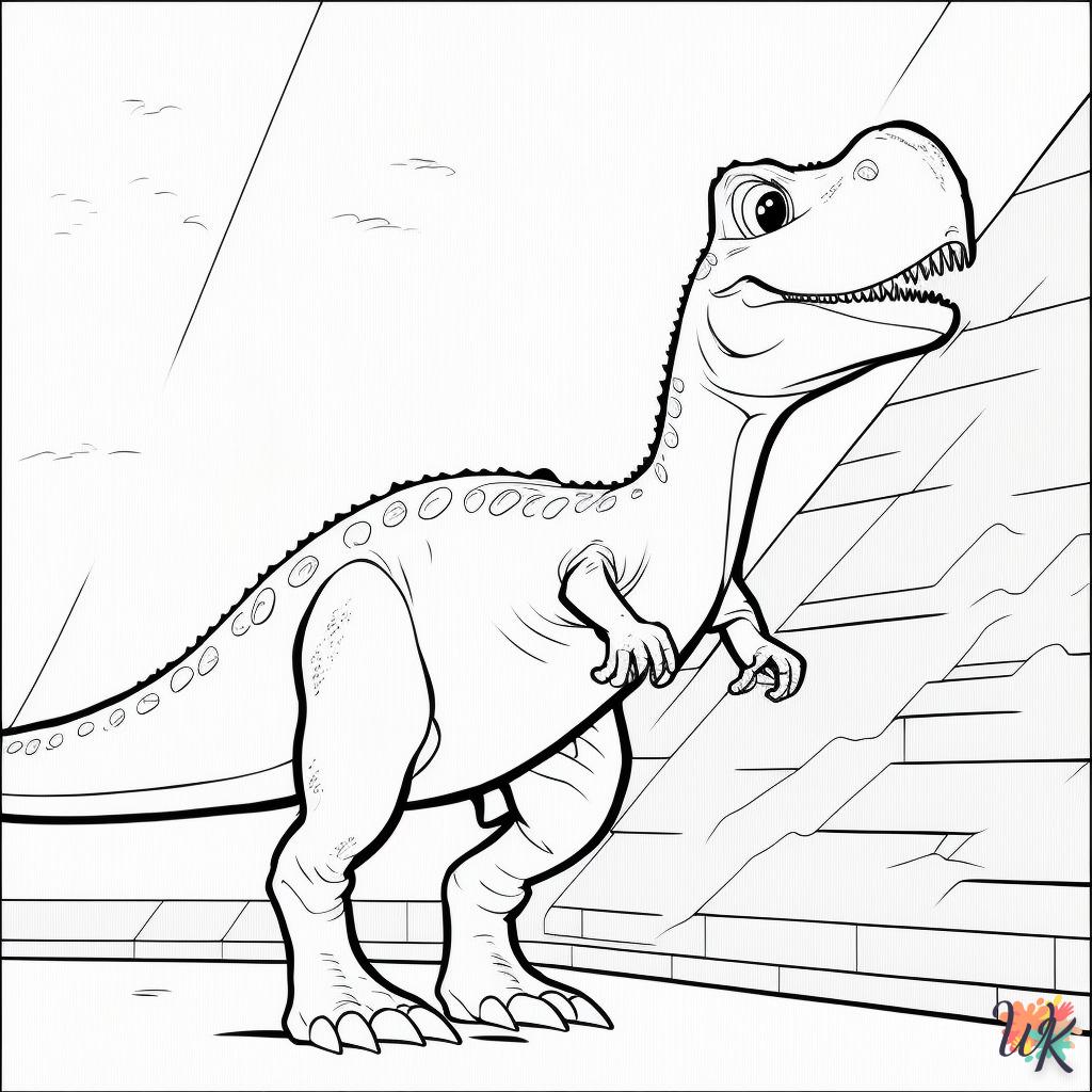 Dibujos para Colorear Dinosaurio 230