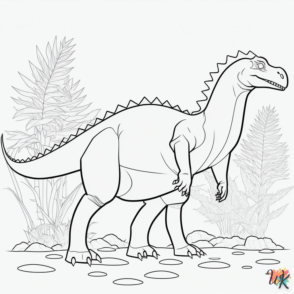 Dibujos para Colorear Dinosaurio 231