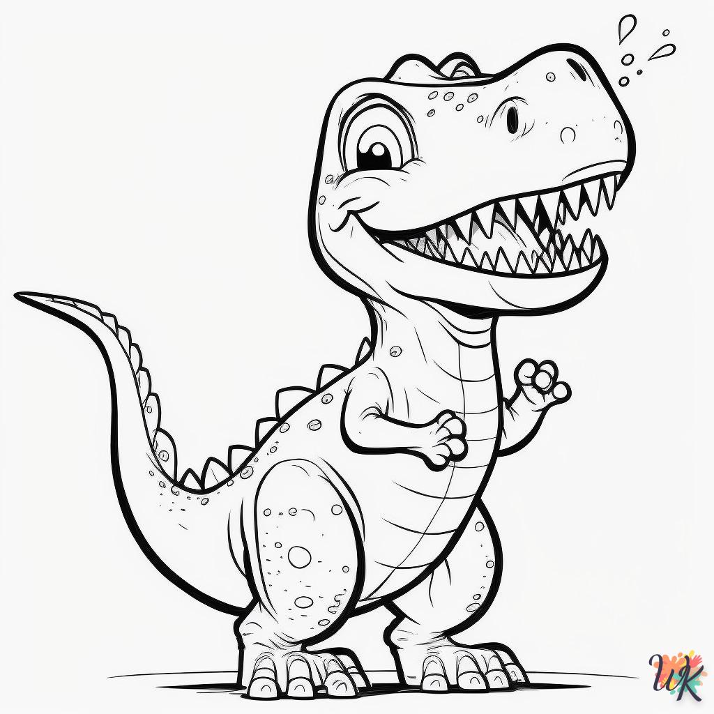 Dibujos para Colorear Dinosaurio 240