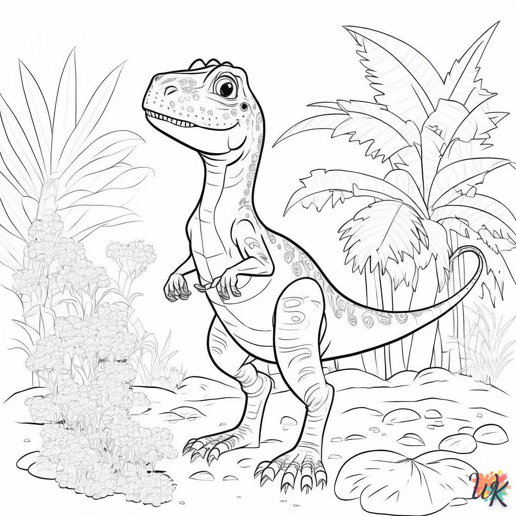 Dibujos para Colorear Dinosaurio 29