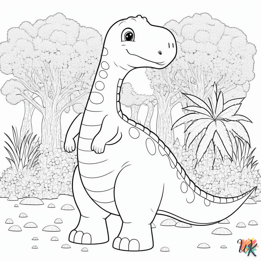 Dibujos para Colorear Dinosaurio 31
