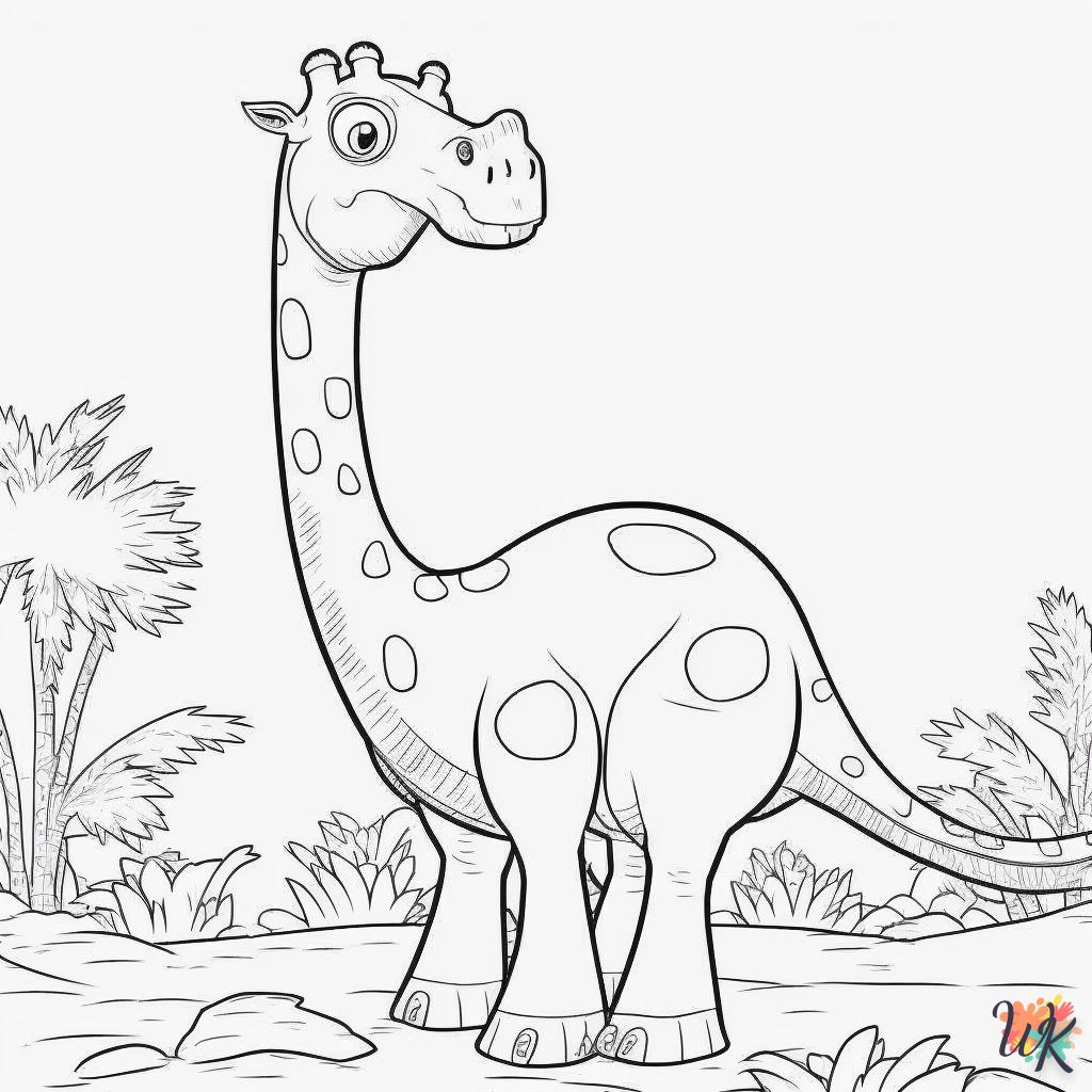 Dibujos para Colorear Dinosaurio 33