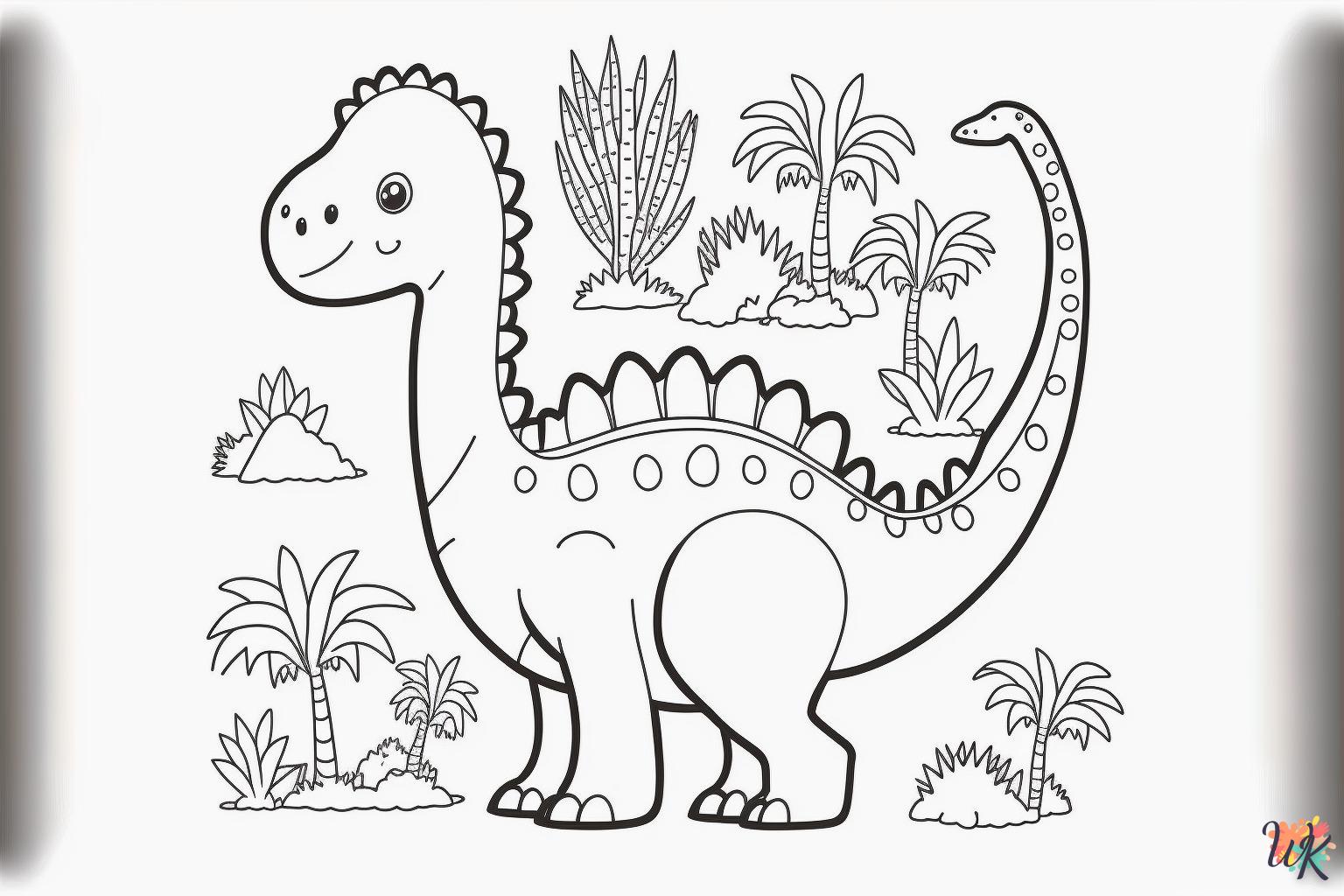 Dibujos para Colorear Dinosaurio 58