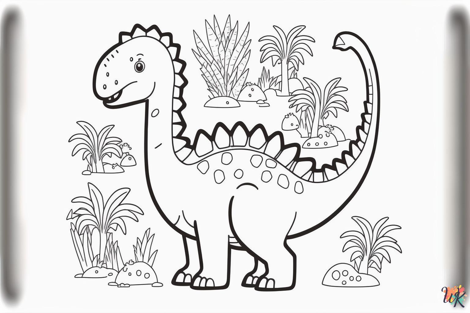 Dibujos para Colorear Dinosaurio 59