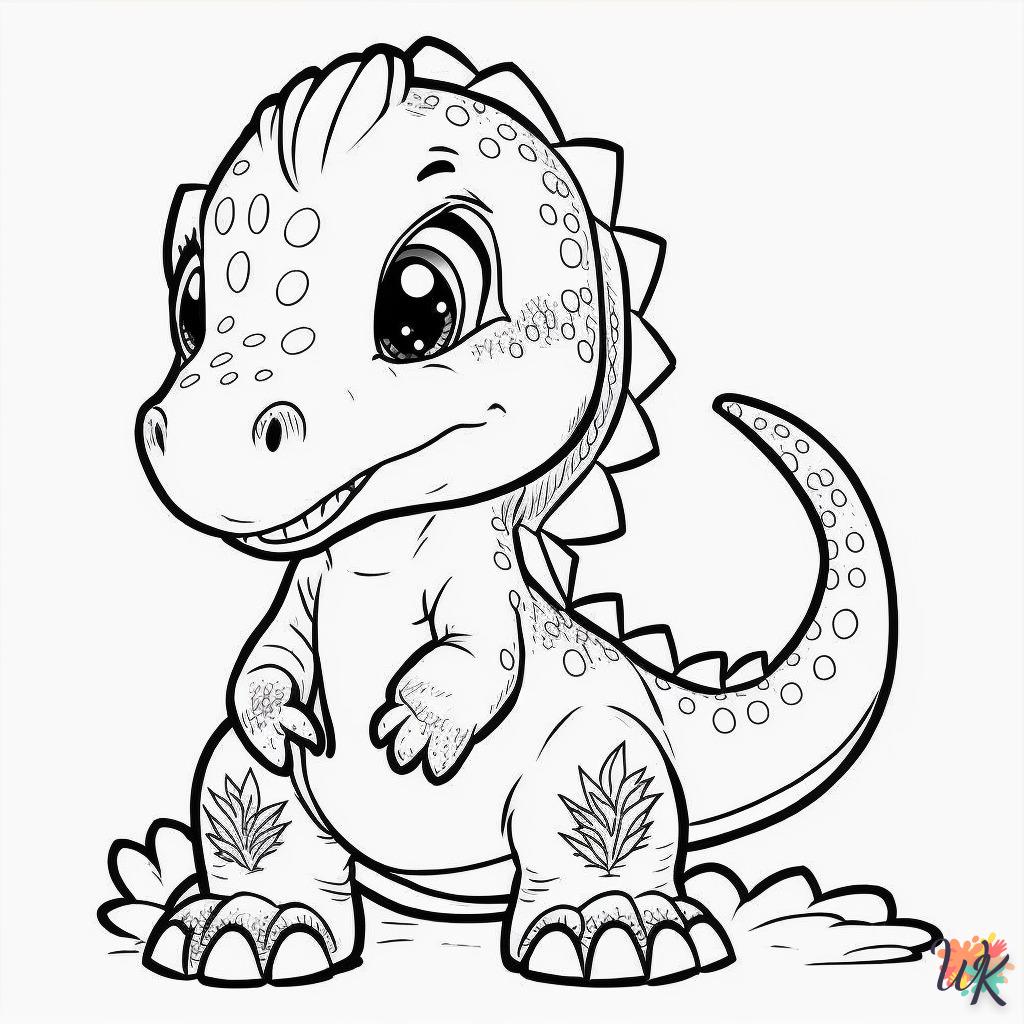Dibujos para Colorear Dinosaurio 65