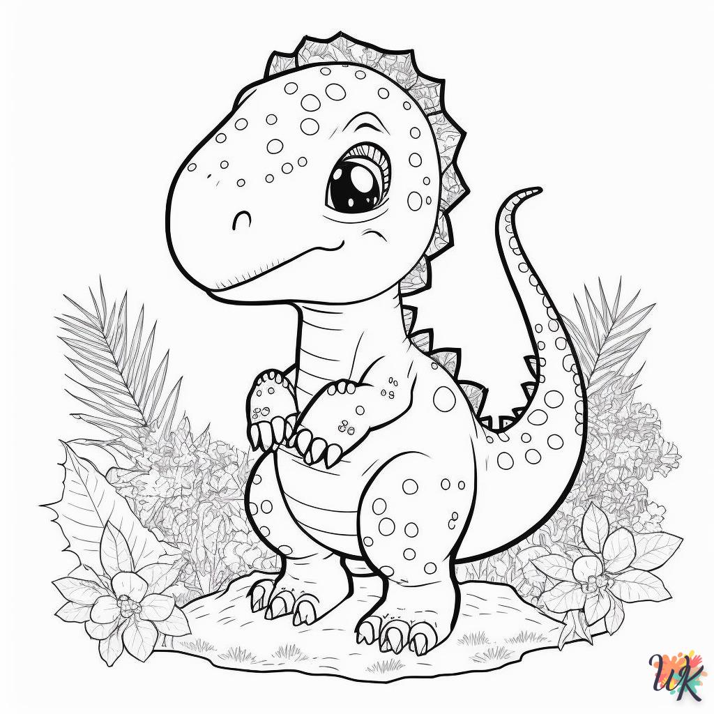 Dibujos para Colorear Dinosaurio 67