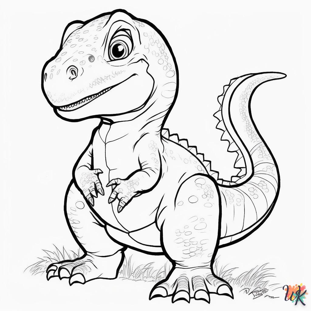 Dibujos para Colorear Dinosaurio 69