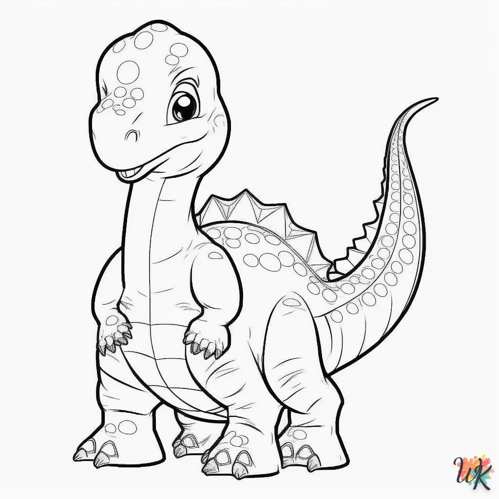 Dibujos para Colorear Dinosaurio 70