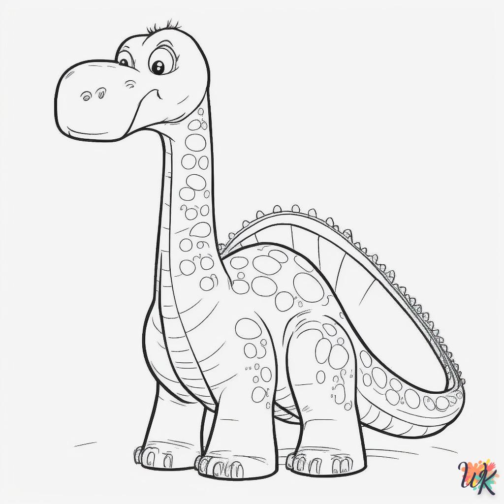 Dibujos para Colorear Dinosaurio 72