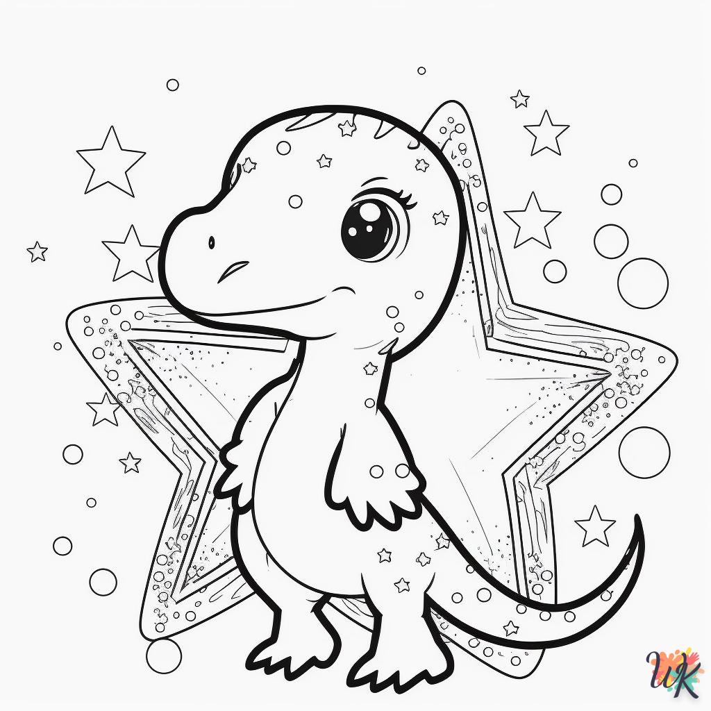 Dibujos para Colorear Dinosaurio 73