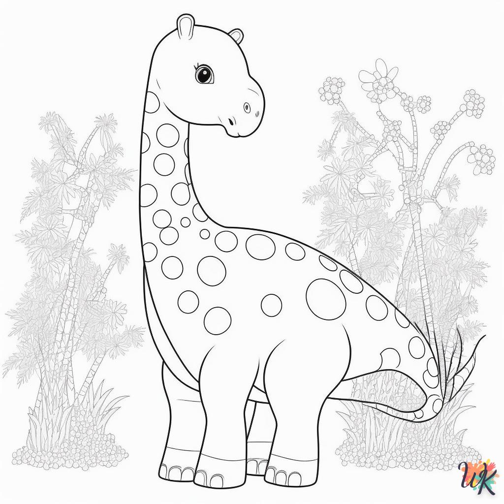 Dibujos para Colorear Dinosaurio 90