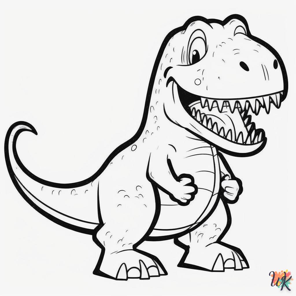 Dibujos para Colorear Dinosaurio 92