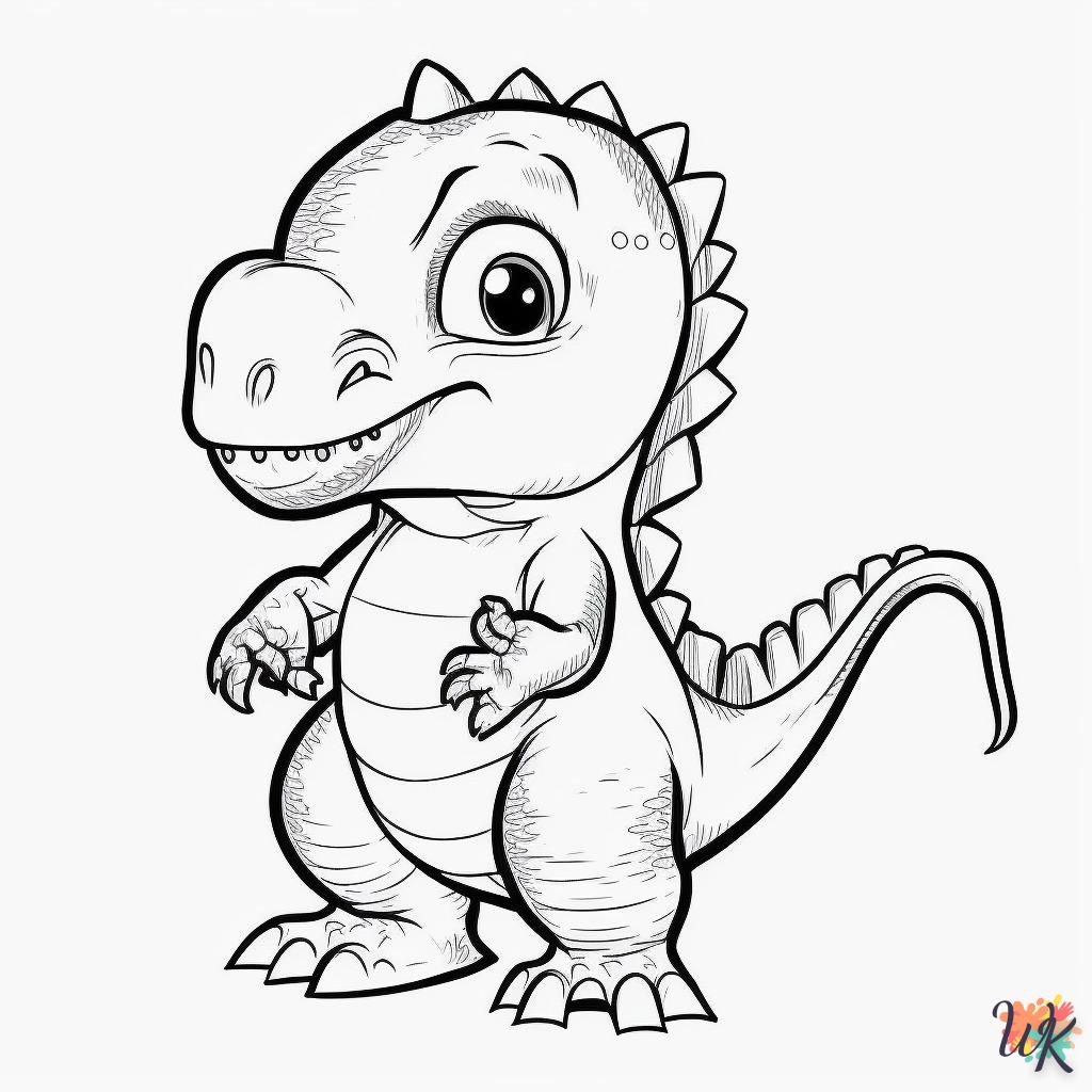 Dibujos para Colorear Dinosaurio 94