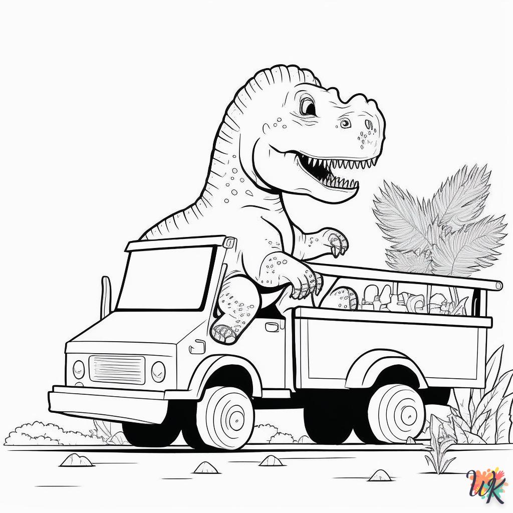 Dibujos para Colorear Dinosaurio 98