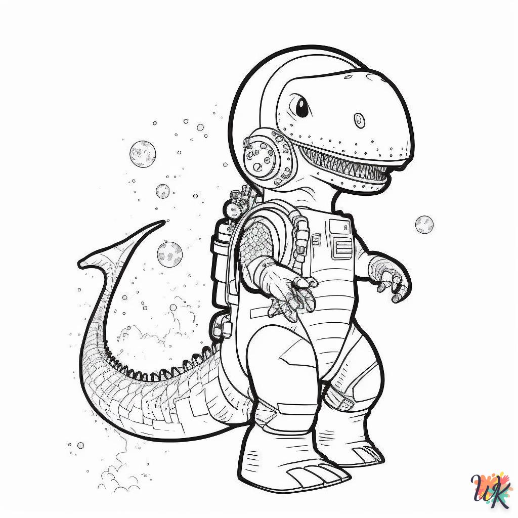 Dibujos para Colorear Dinosaurio 99