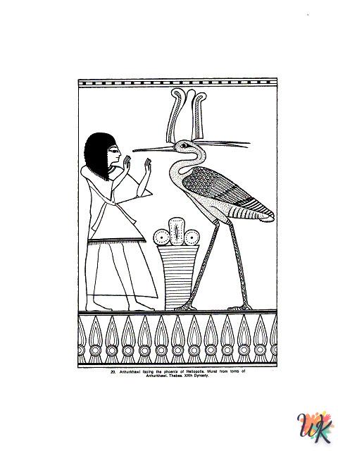 Dibujos para Colorear Egipto 18