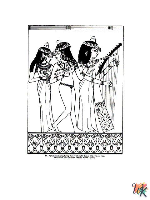 Dibujos para Colorear Egipto 23