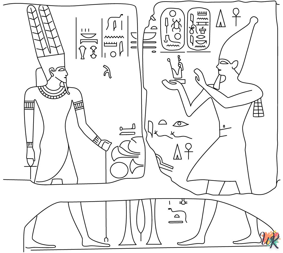 Dibujos para Colorear Egipto 61