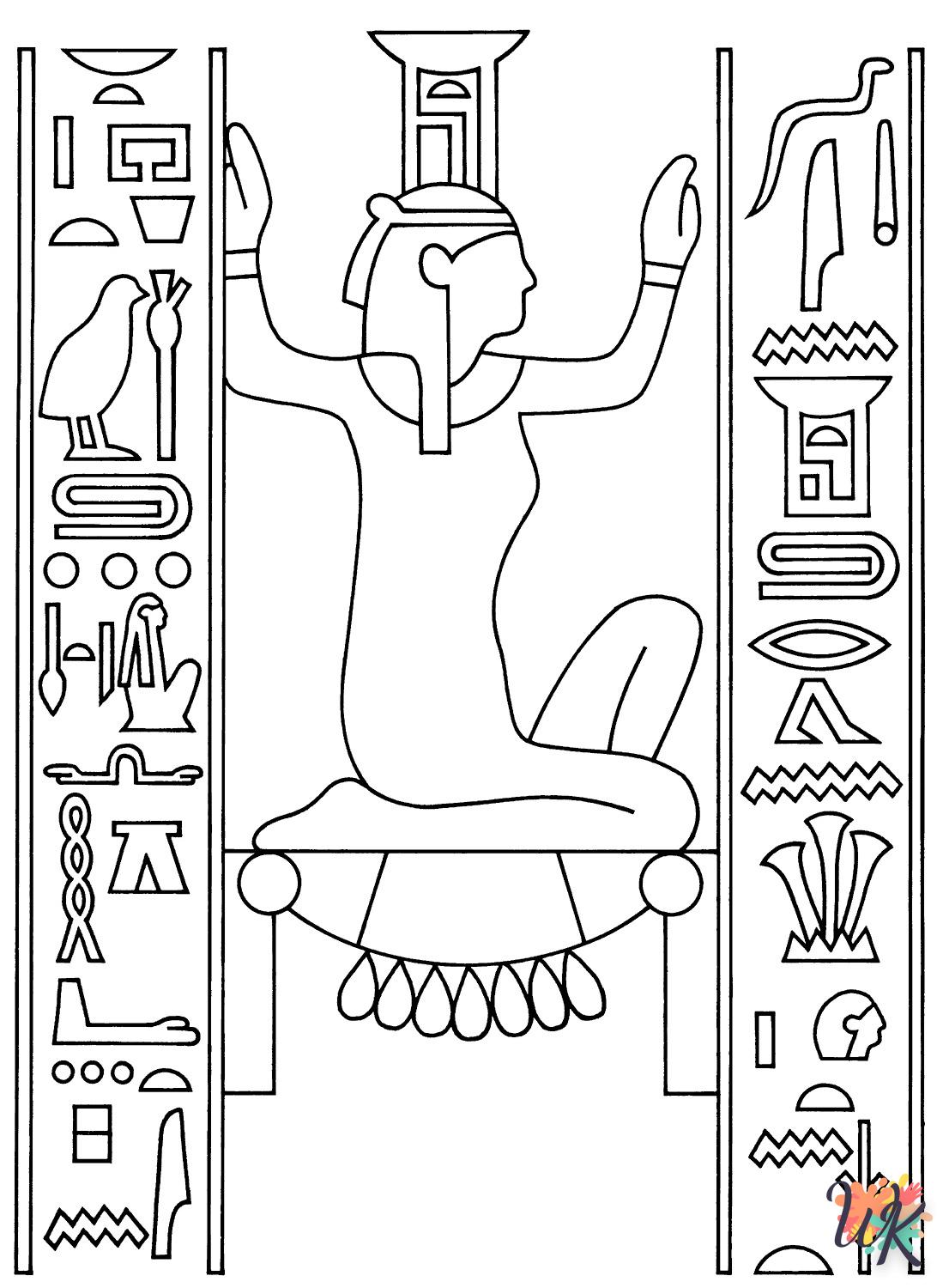 Dibujos para Colorear Egipto 62
