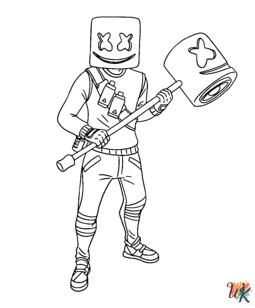 Fortnite Coloring Pages | Dibujosparacolorearwk.com