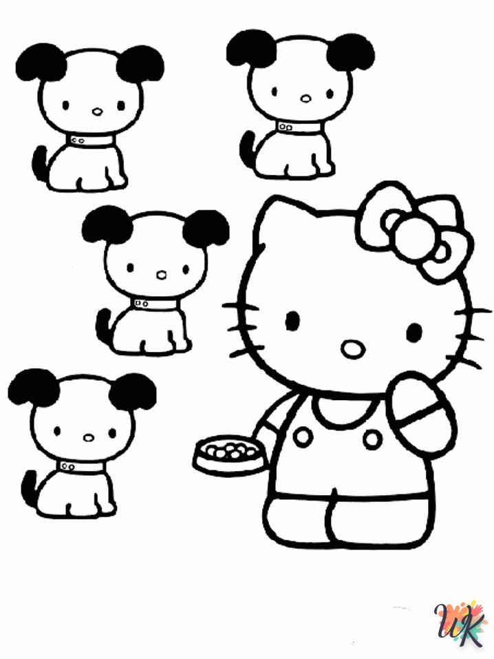 Dibujos para Colorear Hello Kitty 11
