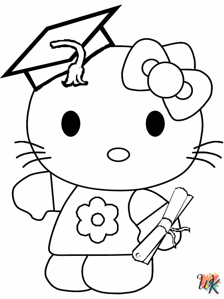 Dibujos para Colorear Hello Kitty 12