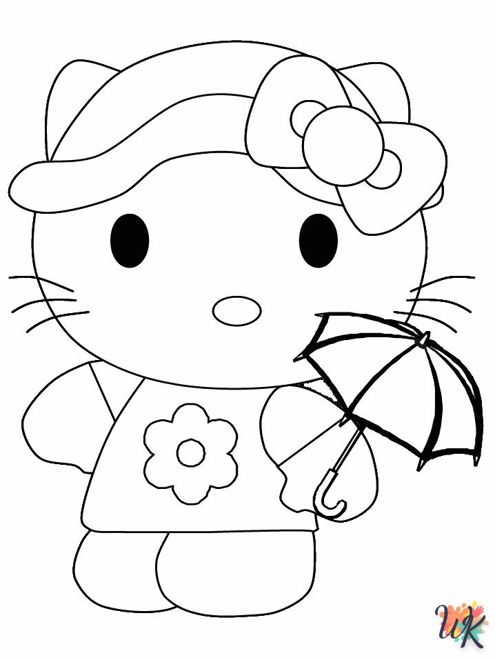Dibujos para Colorear Hello Kitty 14