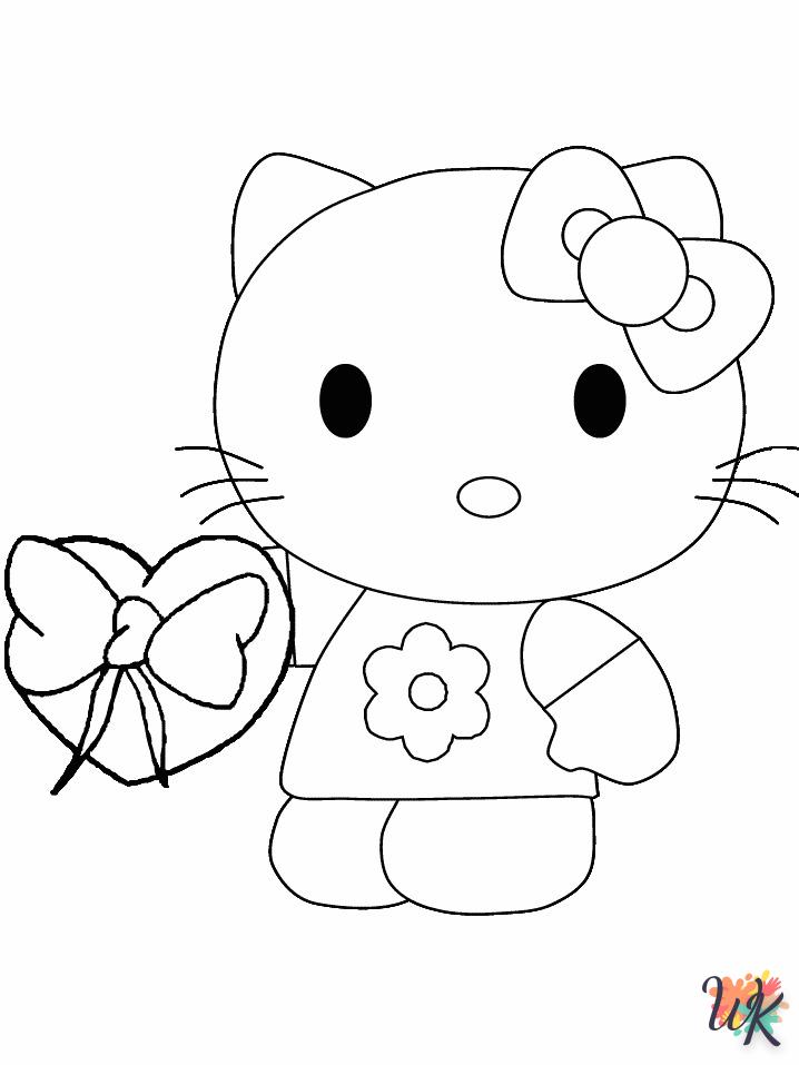 Dibujos para Colorear Hello Kitty 17