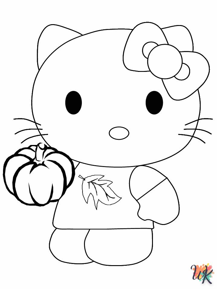 Dibujos para Colorear Hello Kitty 19