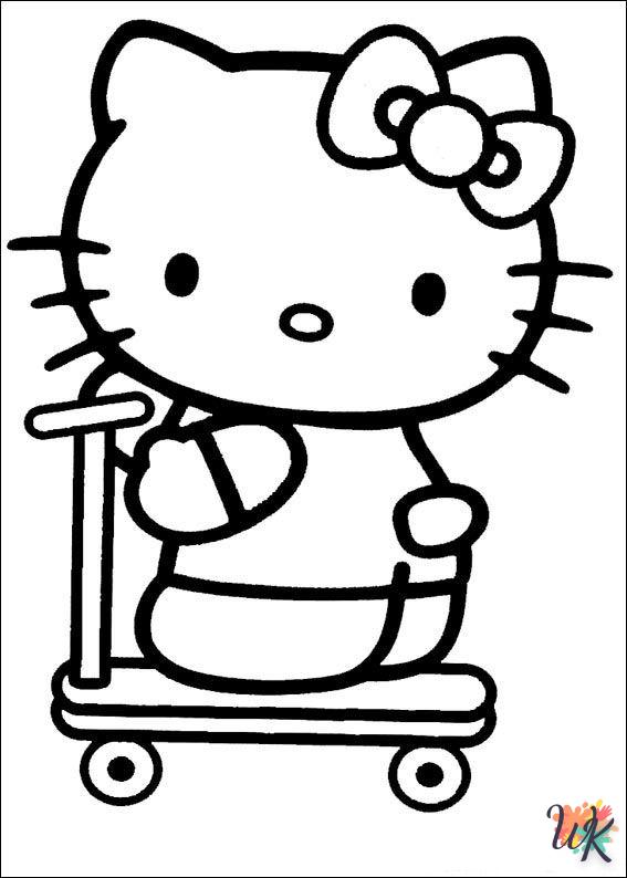 Dibujos para Colorear Hello Kitty 2