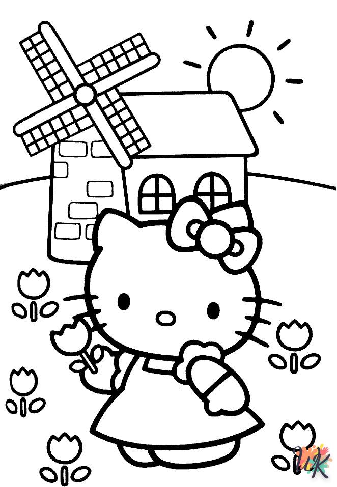 Dibujos para Colorear Hello Kitty 20
