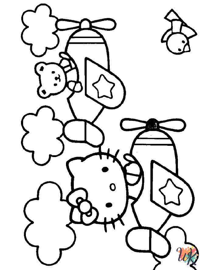 Dibujos para Colorear Hello Kitty 22