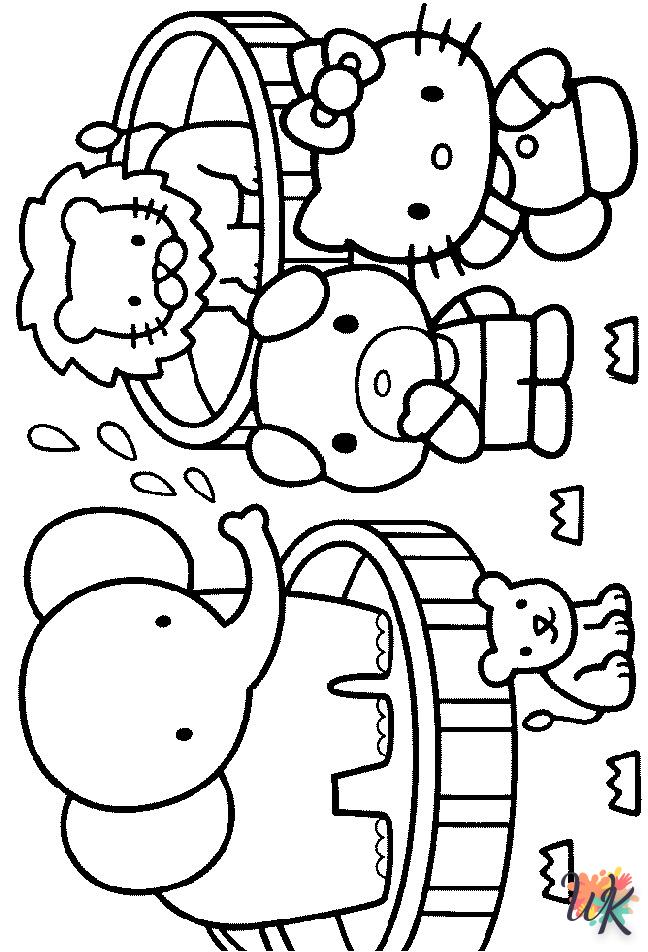 Dibujos para Colorear Hello Kitty 23