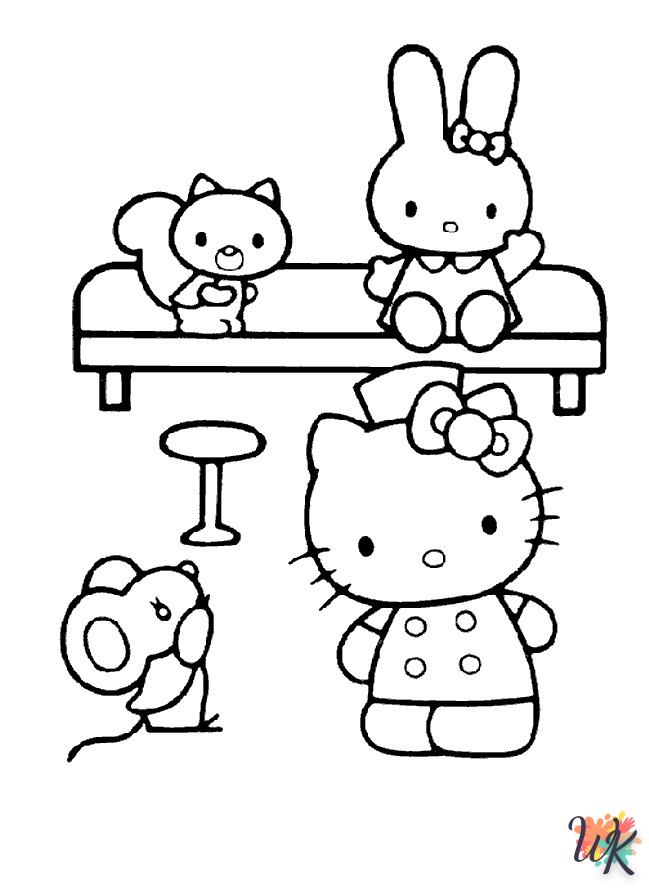 Dibujos para Colorear Hello Kitty 24