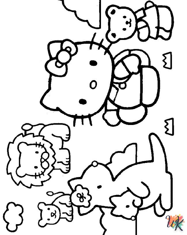 Dibujos para Colorear Hello Kitty 25