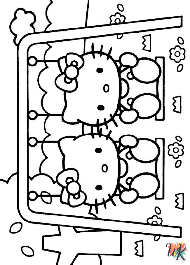 Dibujos para Colorear Hello Kitty 26