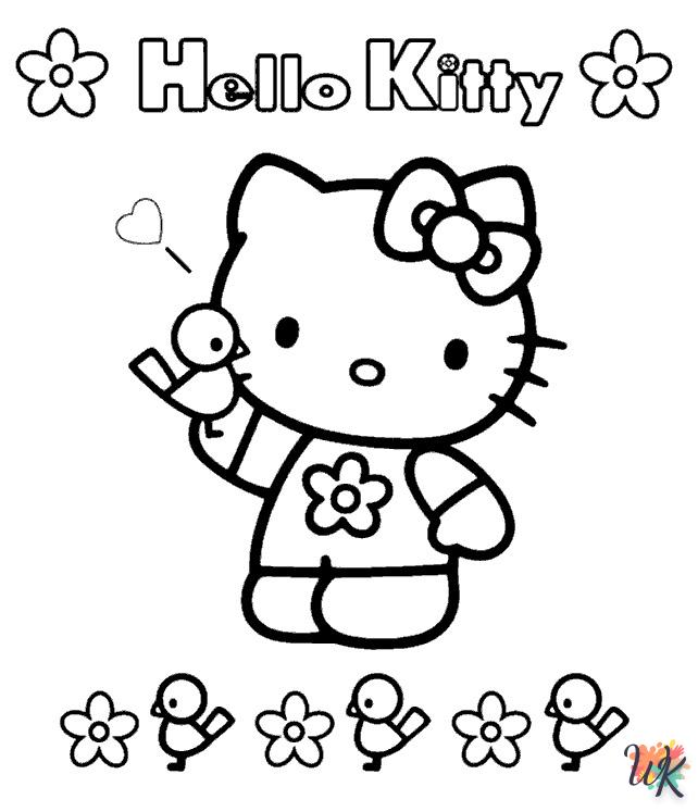 Dibujos para Colorear Hello Kitty 27