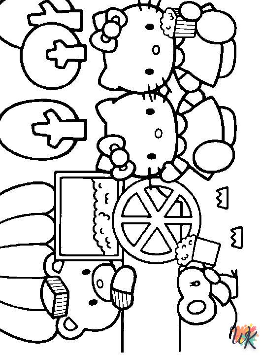 Dibujos para Colorear Hello Kitty 28