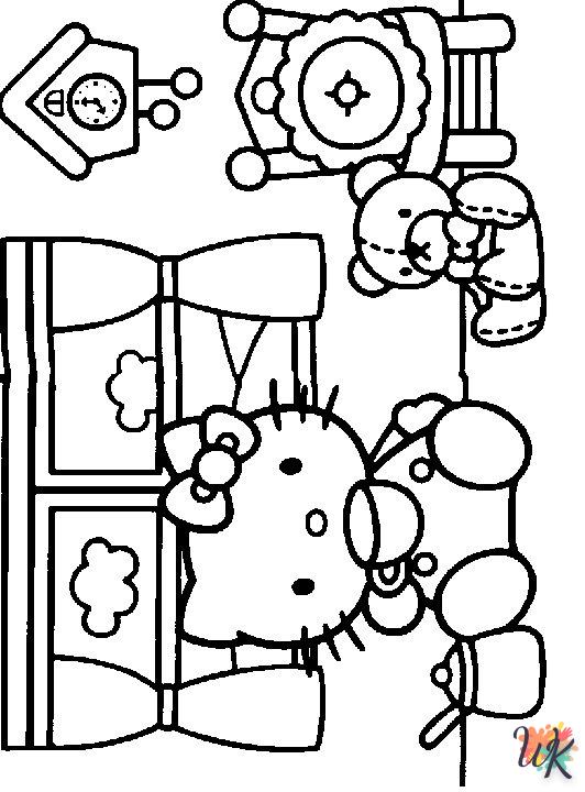 Dibujos para Colorear Hello Kitty 29