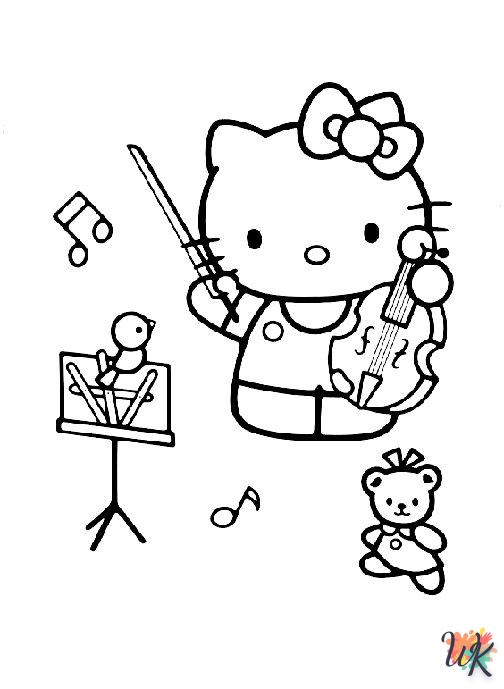 Dibujos para Colorear Hello Kitty 30