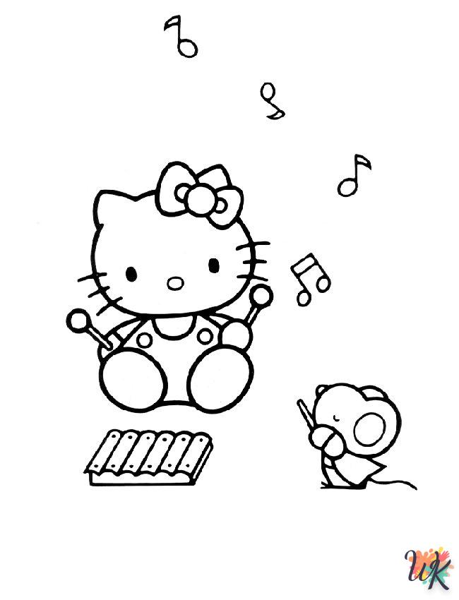 Dibujos para Colorear Hello Kitty 32
