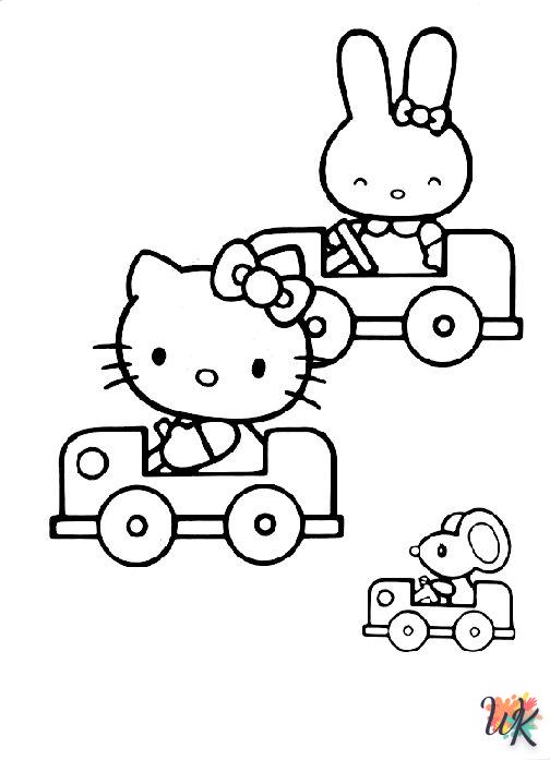 Dibujos para Colorear Hello Kitty 34