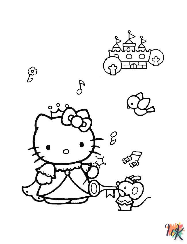 Dibujos para Colorear Hello Kitty 35