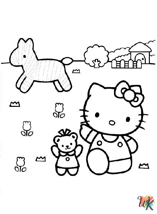Dibujos para Colorear Hello Kitty 37